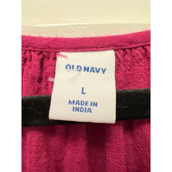 Old Navy Women’s Crochet-Sleeve Waist-Defined Midi Dress Tasseled Size L Purple - Picture 3 of 6